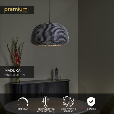 Lucide MADUKA - Pendelleuchten - 1xE27 - Schwarz | Premium